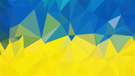Blue And Yellow Polygon Background Draw Shenanigan