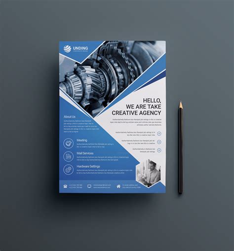 Industry Professional Business Flyer Design Template 001522 Template