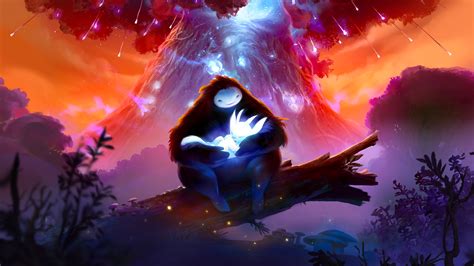 Ori And The Blind Forest Cover Wallpaper Cat With Monocle