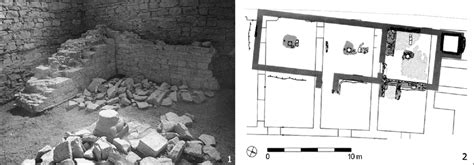 Romanesque Palace Excavated In The Northern Part Of Pragues New Town