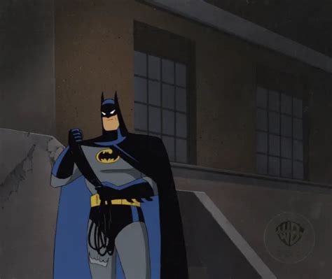 Batman Animated Series Original Production Cel Obg Batman It S Never