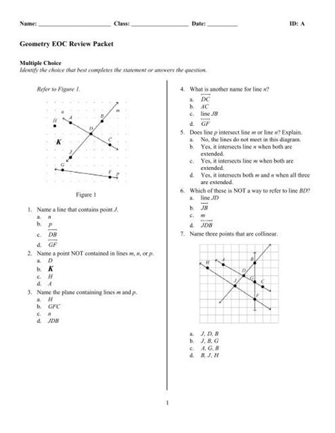 Get your custom essay on. Geometry EOC Review Packet.tst