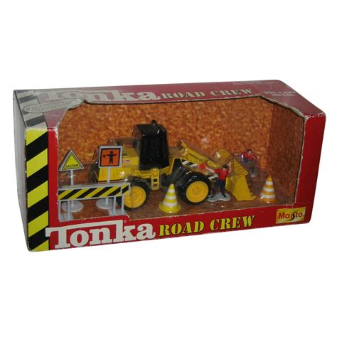 Tonka Road Crew Maisto 1999 Die Cast Construction Bulldozer Toy Vehicle