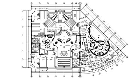 Residential Area Design Autocad Drawing Plan Cadbull