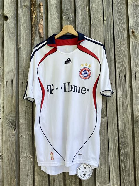 Fc Bayern München Trikot Away 0708 History Of Football Shirts