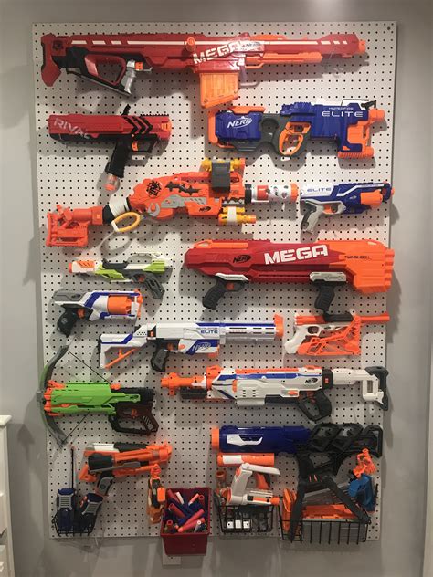 An easy diy solution for organizing and storing nerf guns and accessories. Diy Nerf Gun Storage / Ready Aim Tidy 8 Ways To Store Nerf ...