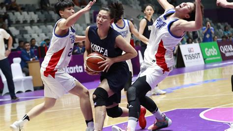 ¿te gustan los juegos tradicionales?. Juegos Asiáticos: el equipo femenino de basket de Corea ...