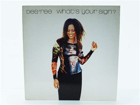 Desree Whats Your Sign 12inch レコード 1998年 Uk Sony Musicrandb、ソウル｜売買された