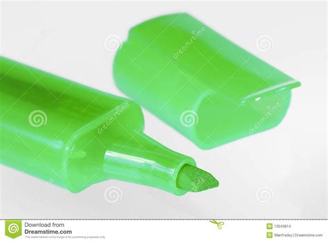 Green Text Marker Stock Photo Image Of Objects Plastic 13043814