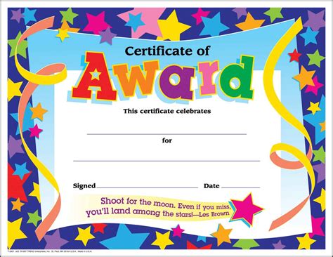 Certificate Template For Kids Clip Art Library