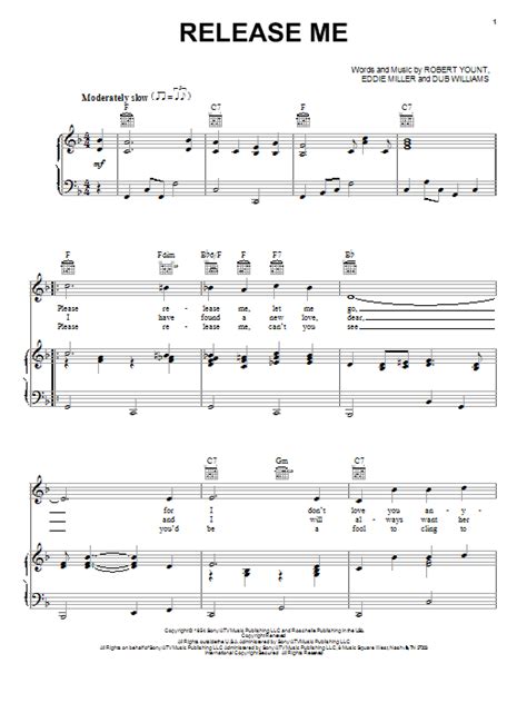 Release Me Sheet Music Direct