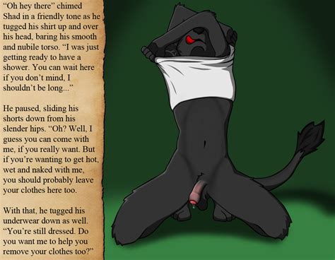 Rule 34 Black Fur Black Nose Bottomless Clothed Clothing Dripping Fae