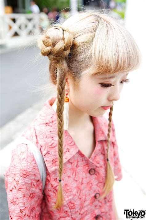 Braided Buns And Tails Japanese Hairstyle Hair Styles Kawaii Hairstyles