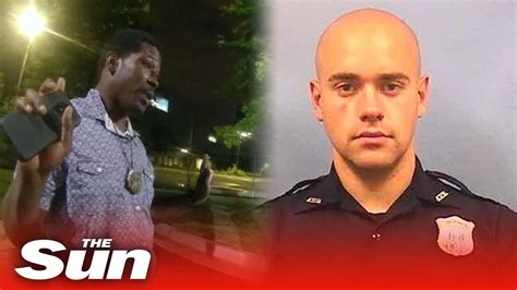 rayshard brooks death cop garrett rolfe charged with murder as vid shows he was ‘kicked while