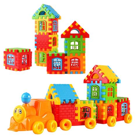 buy 128pcs diy designer city train blocks toys building blocks train set