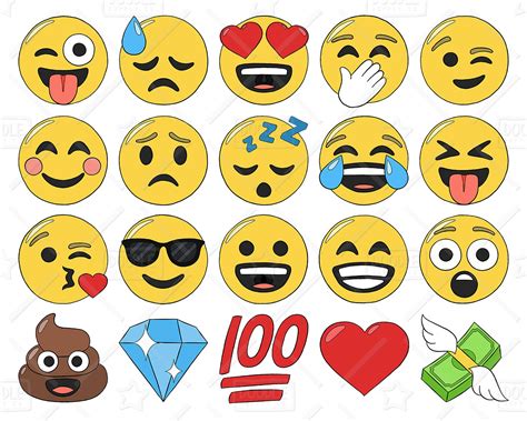 Emojis Para Recortar Emoticones Caritas Emoticonos Smileys Emoticono