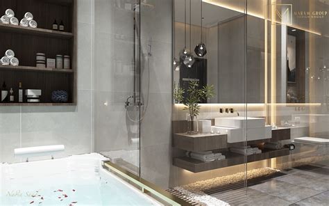 Private Bathroom Design In Kuwait On Behance