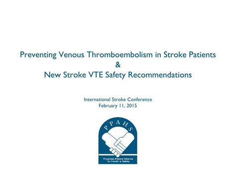 Pdf Preventing Venous Thromboembolism In Stroke Patients · Pdf File11