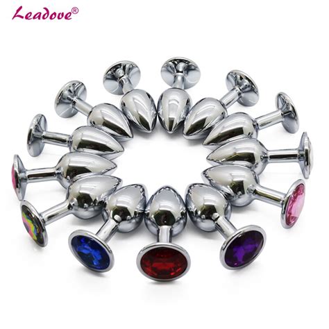 1pcs Metal Anal Toy Butt Plug Small Size Anal Booty Beads Stainless