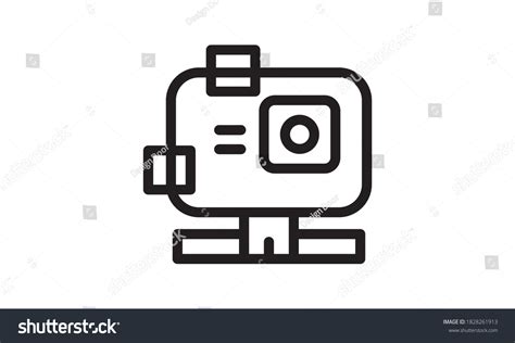 Gopro Icon Vector Sign Symbol Isolated Stock Vector Royalty Free