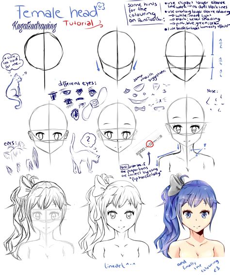 How To Draw A Good Anime Head Pinegar Indraviverry