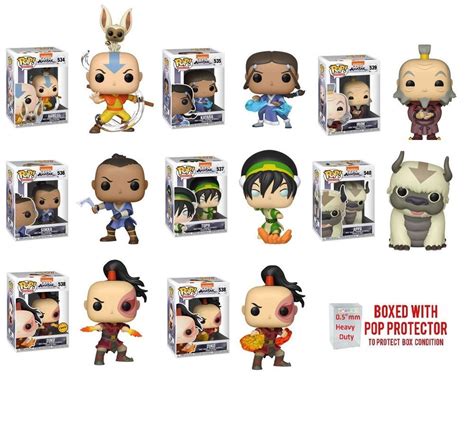 Details About Funko Pop Movies Avatar The Last Airbender Individual Or Set W Case