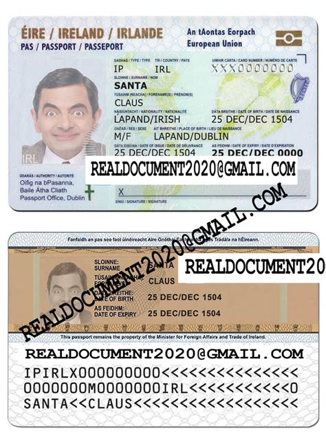 Until 2002, the irish pound (iep) was the national currency of ireland. Fake Irish id card, Fake ids driving licence, irish age card