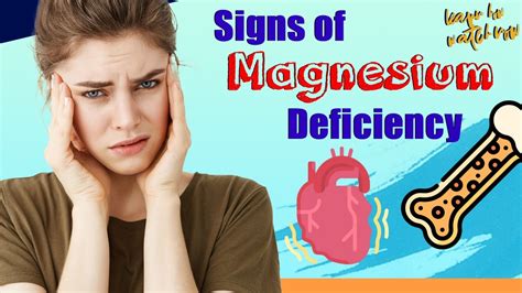 11 warning signs of magnesium deficiency magnesium deficiency symptoms youtube