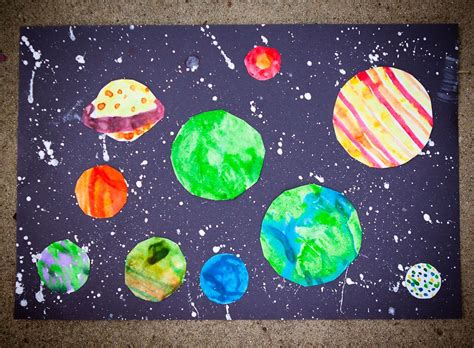 A Galaxy Far Away Space Art Projects Outer Space Art Space Crafts