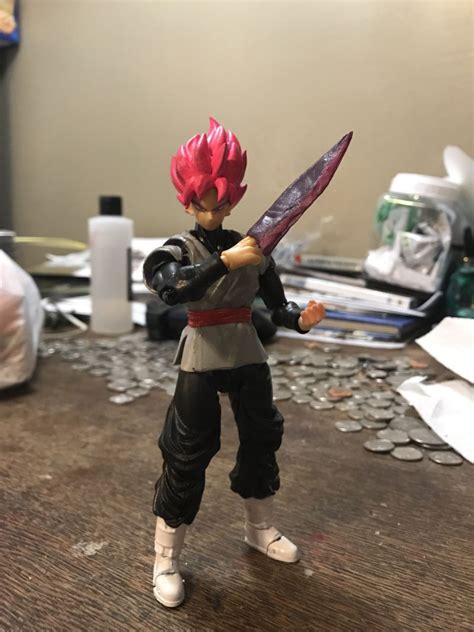 Super Saiyan Rosé Goku Black Dragonball Z Custom Action Figure