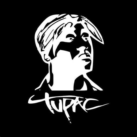 Tupac Full Vinyl Decal Sticker