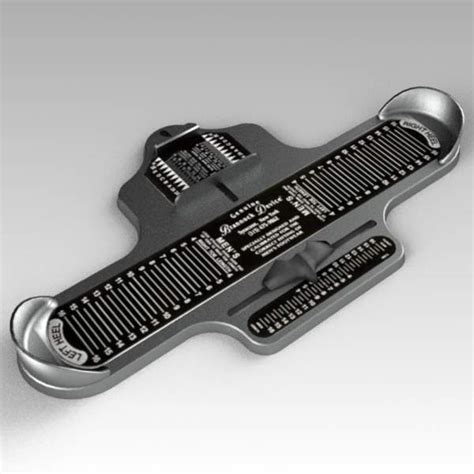 Brannock for measuring a person's shoe size. Brannock device 3D Model - FormFonts 3D Models & Textures