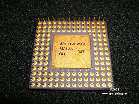 Cpu Galaxyat Vintage Chips Intel 80386 Section