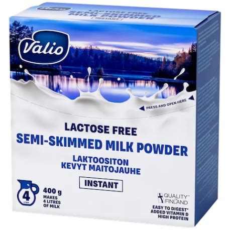 Valio Lactose Free Light Milk Powder Instant 400 G