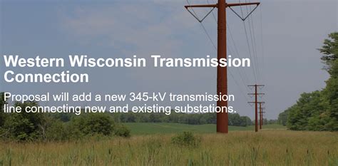 Western Wisconsin Transmission Connection Line Route Options Open House