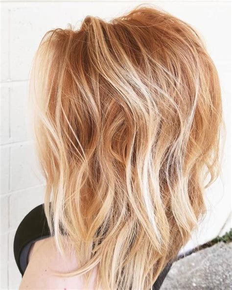 these straight balayage hair are trendy straightbalayagehair strawberry blonde hair color