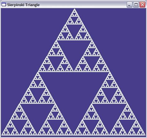 Lee Holmes Sierpinski Triangle Fractal