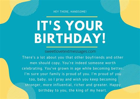 Happy Birthday Paragraphs For Boyfriend Copy And Paste Love Text Messages