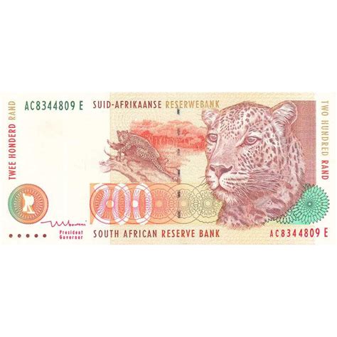 Afrique Du Sud Pick 127b 200 Rand 1999 Etat Ttb