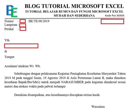 Cara Membuat Surat Mail Merge Di Word Blog Tutorial Microsoft Excel 55476 Hot Sex Picture