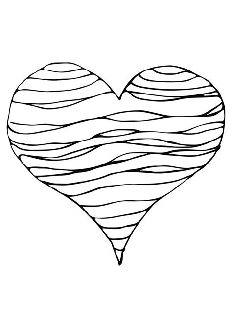 50 Coloriage Coeur  Coloriage