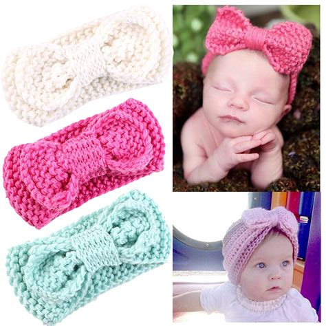 Baby Girl Headbands With Bows Perfect For Newbornstoddlers Cute