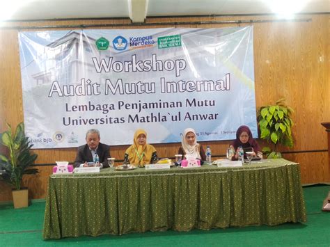 Lembaga Penjamin Mutu Lpm Universitas Mathlaul Anwar Banten
