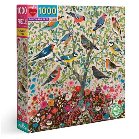 Eeboo Songbirds Tree Puzzle 1000pcs Puzzles Canada