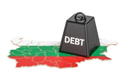 premium photo bulgarian national debt or budget deficit financial crisis concept 3d rendering