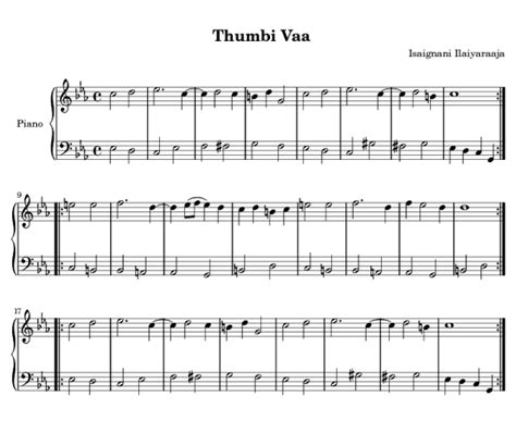 Raree rareeram raro song violin tutorial western notes include in malayalam. Thumbi Vaa ~ இளையராஜா