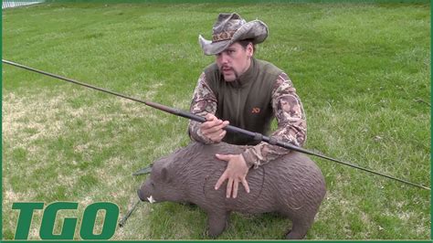 Tgo Cold Steel Spear Boar Hunt Prep Youtube