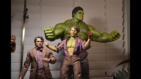 12 16 Custom Mid Transformation Bruce Banner Hulk Figure Avenger Hot