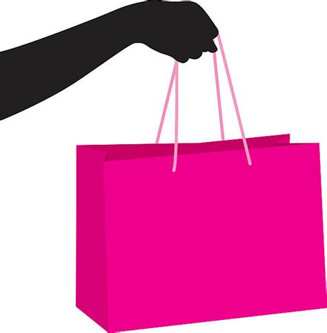 Hand Holding Shopping Bag Illustrations Royalty Free Vector Graphics