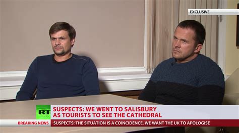 Russians Accused In Skripal Poisoning Tell Rt They Were In Uk For